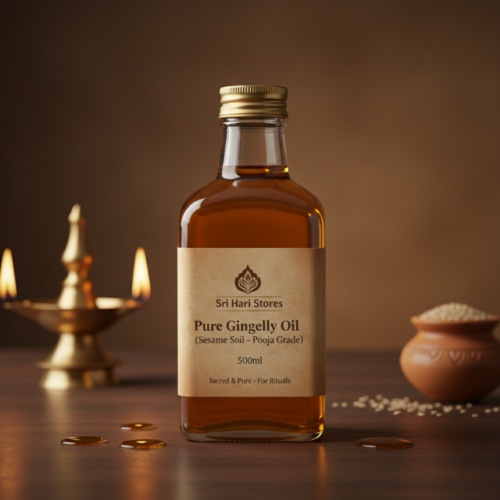 gingerly Pure Gingelly Oil (Sesame Oil – Pooja Grade 500ml)