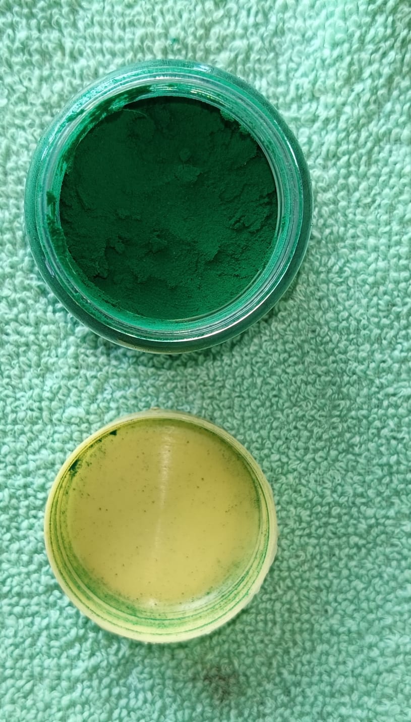 WhatsApp Image 2026-09-16 at 11.39.42 AM Green Kumkum - 15g