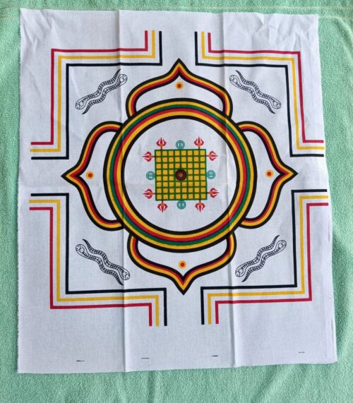 Vastu padam printed on cloth